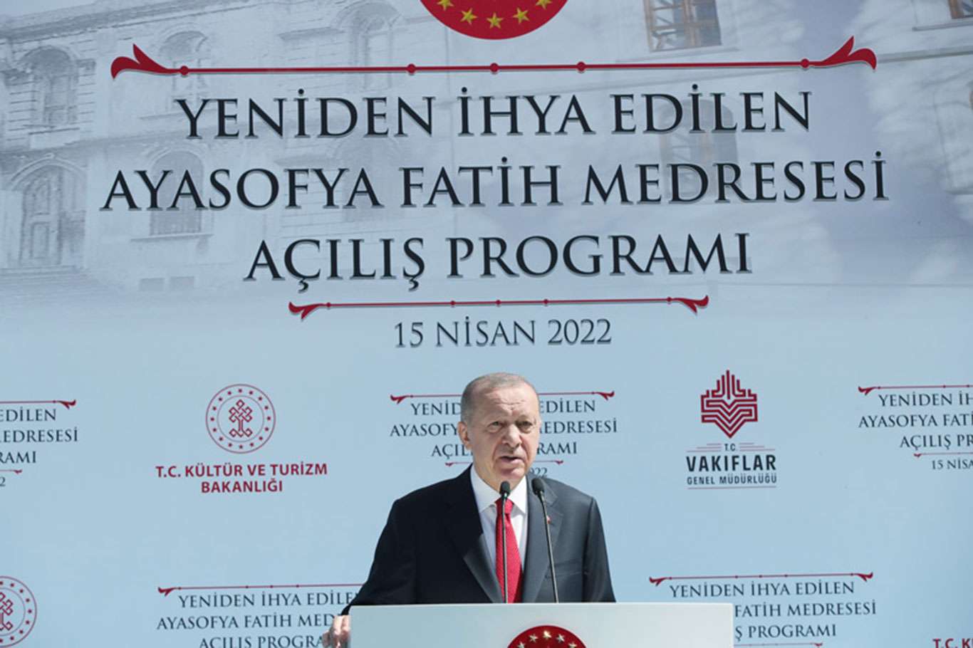 Erdoğan inaugurates Hagia Sophia Fatih Madrasa